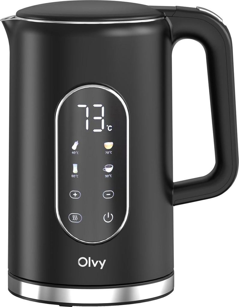 Czajnik Olvy z ustawieniem temperatury 1,7 l - wyświetlacz Zdjęcie produktu 