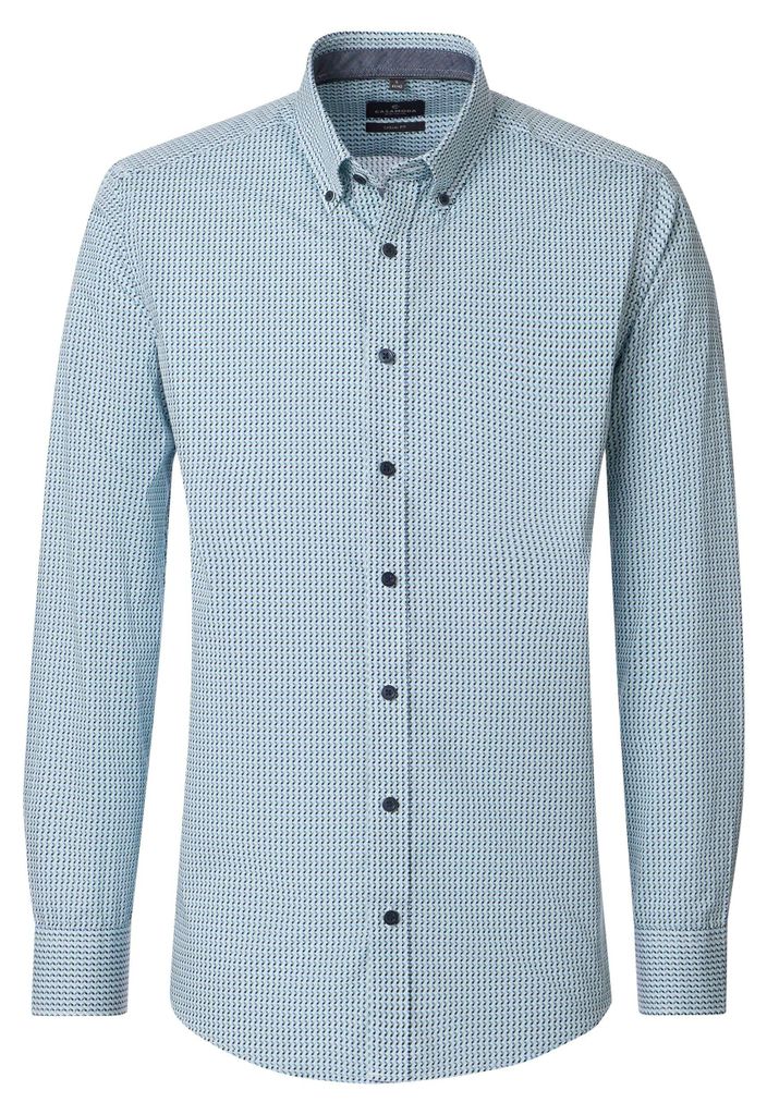 CASAMODA Freizeithemd Button-Down-Kragen Casual Fit L