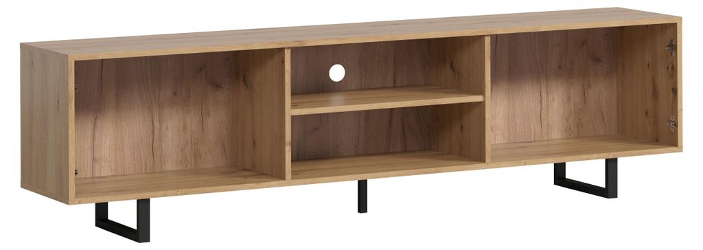 Sentra WO:Ko.Artisan Eiche Melamin,TV-Lowboard ohne Fronten