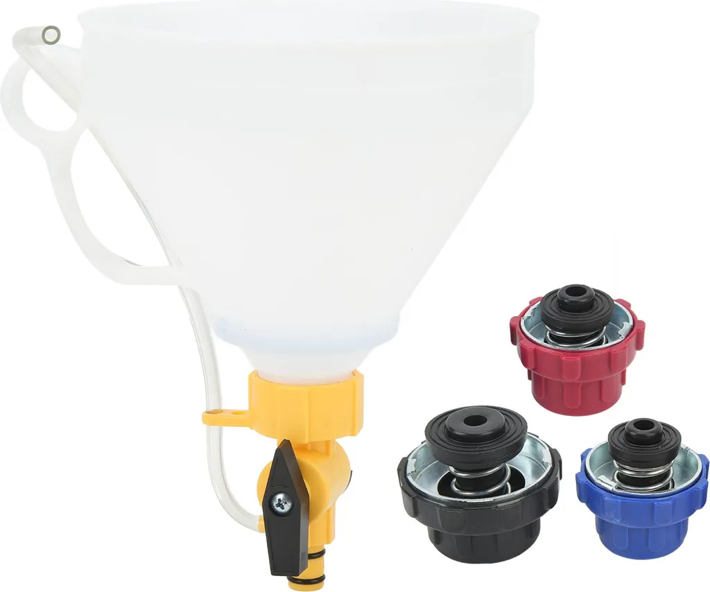 Kit entonnoir de remplissage liquide de refroidissement Ford avec adaptateurs