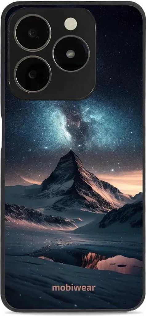 Handyhülle für Realme C61, Mobiwear Glossy Case, Nachtberg