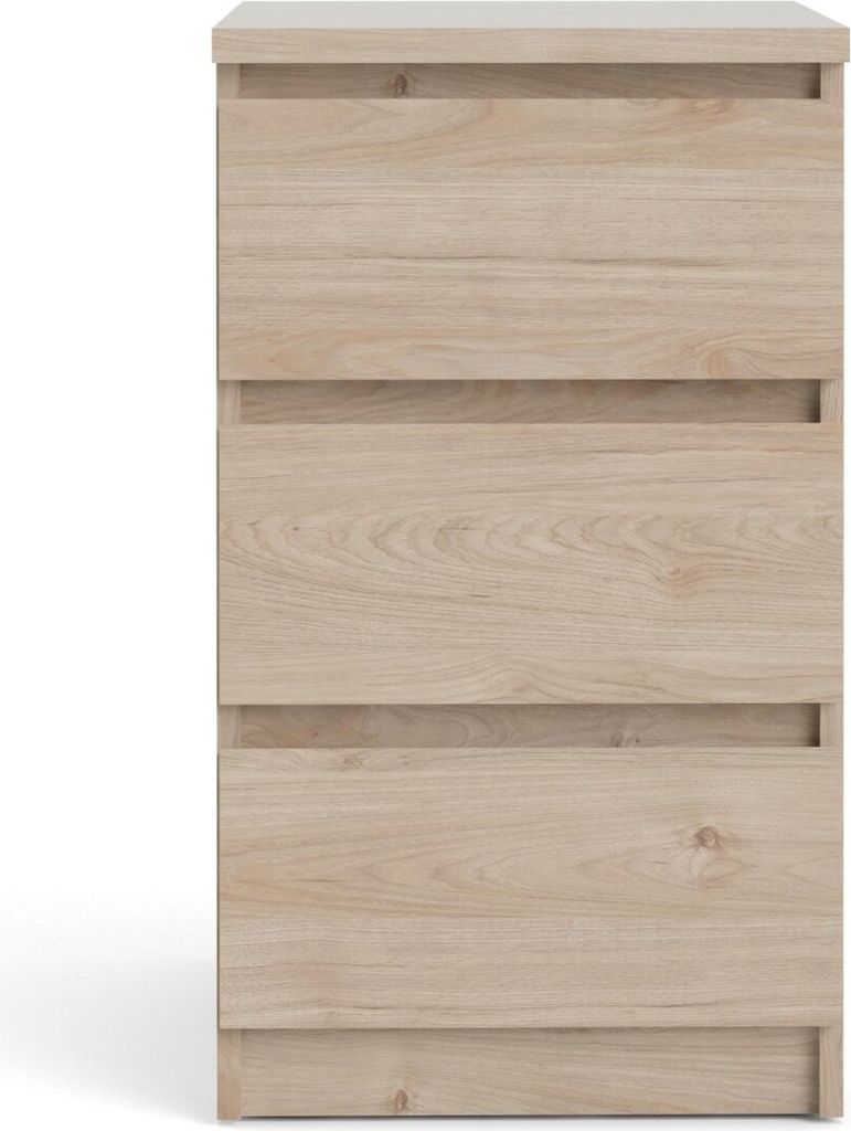 Commode Nada 3 tiroirs finition hickory. Image du produit 