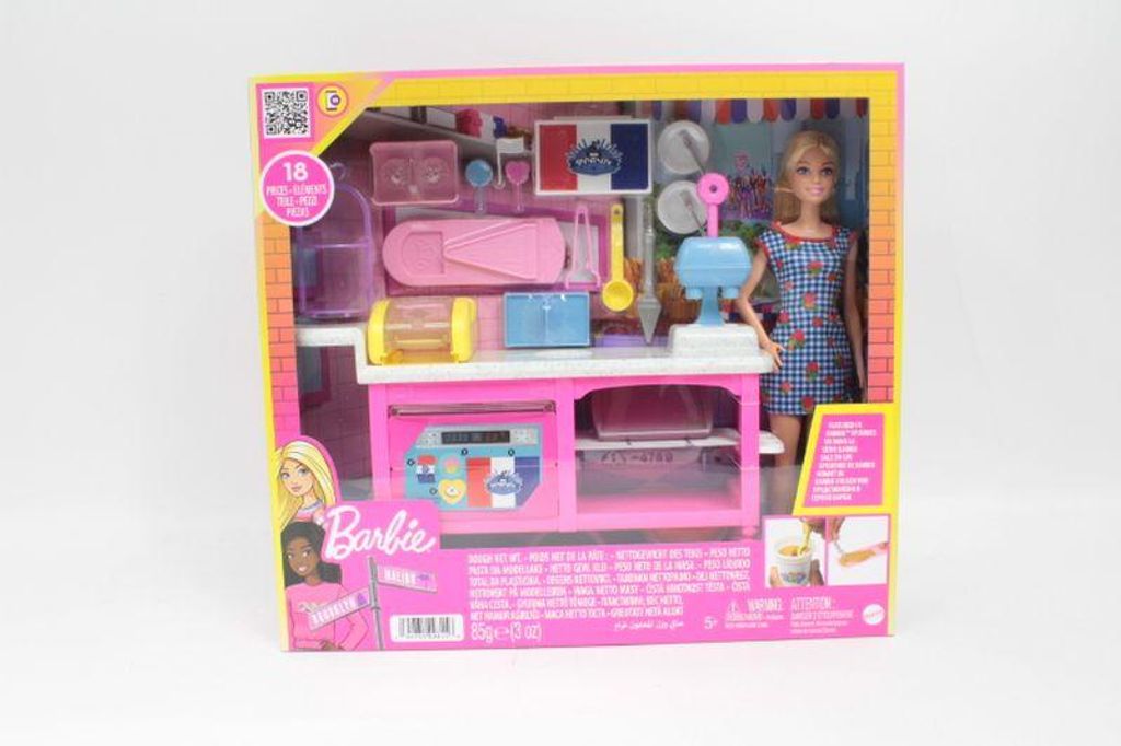 Barbie Buddys Café Spielset mit Puppe (blond) und Zubehör Produktbild 