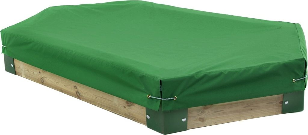 Copertura per sabbiera 210 cm in poliestere verde Immagine del prodotto 