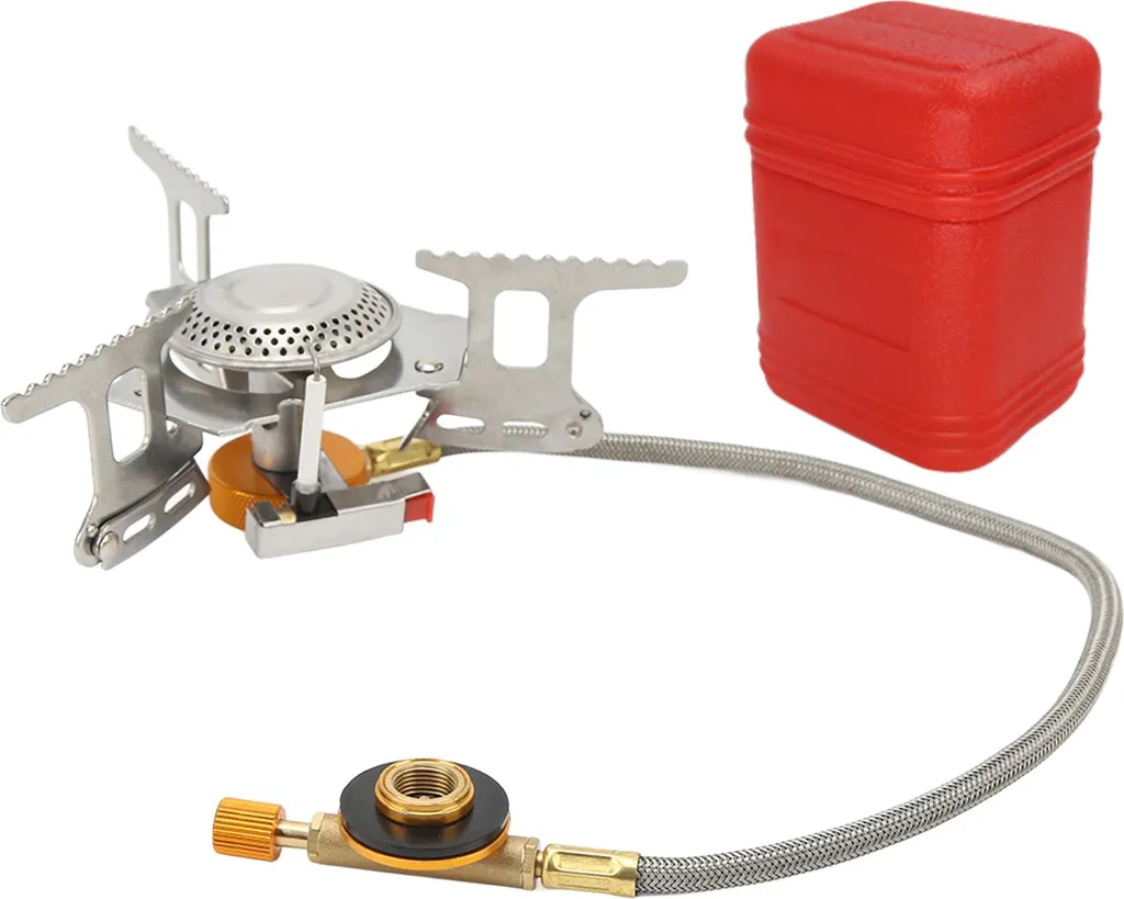 Fornello Sopravvivenza 3500W: Bruciatore Antivento Acciaio Inox