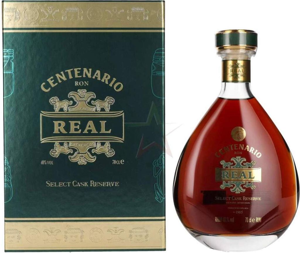 Ron Centenario REAL Select Cask Reserve Rum 40,00 % 0,70 Liter