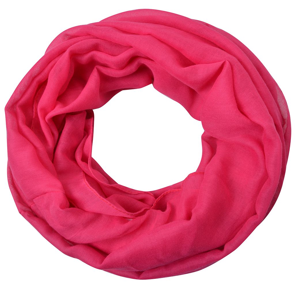 Crinkle Schal Rund Pink