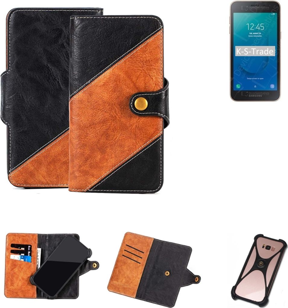 K-S-Trade Handyhülle Schutzhülle Bookstyle Case Wallet-Case Produktbild 