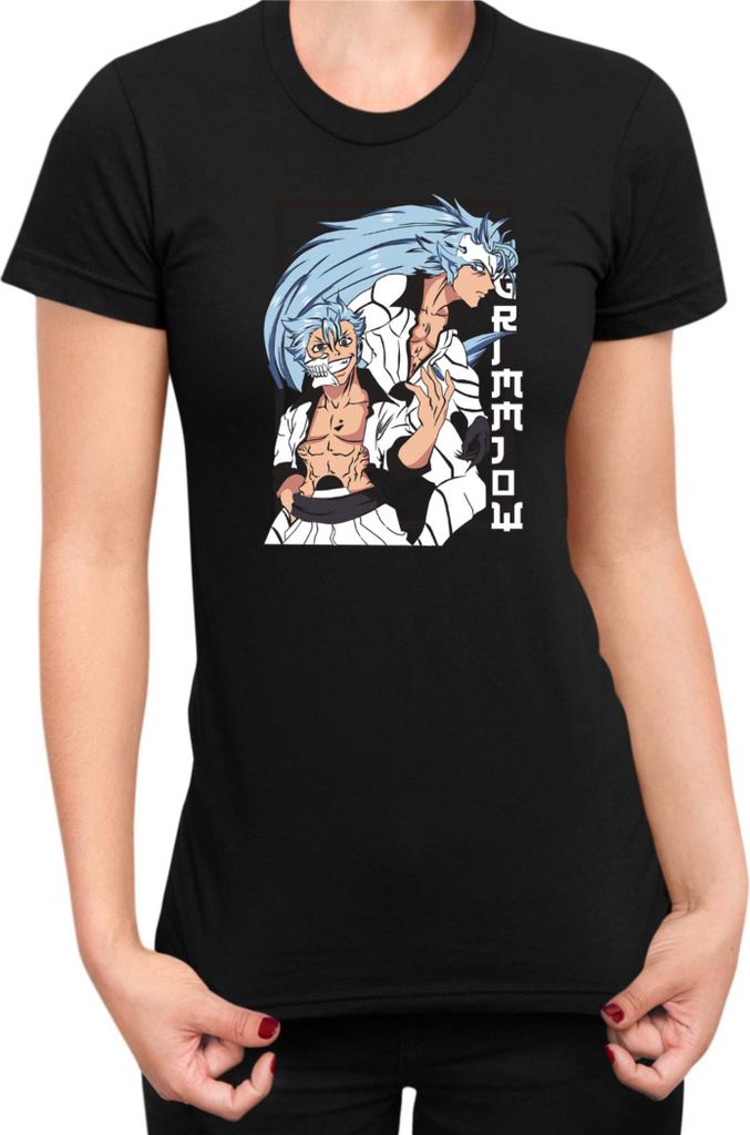 Damen T-Shirt Manga Japan Anime Comics Animation Bleach 001, Lady XS / Schwarz