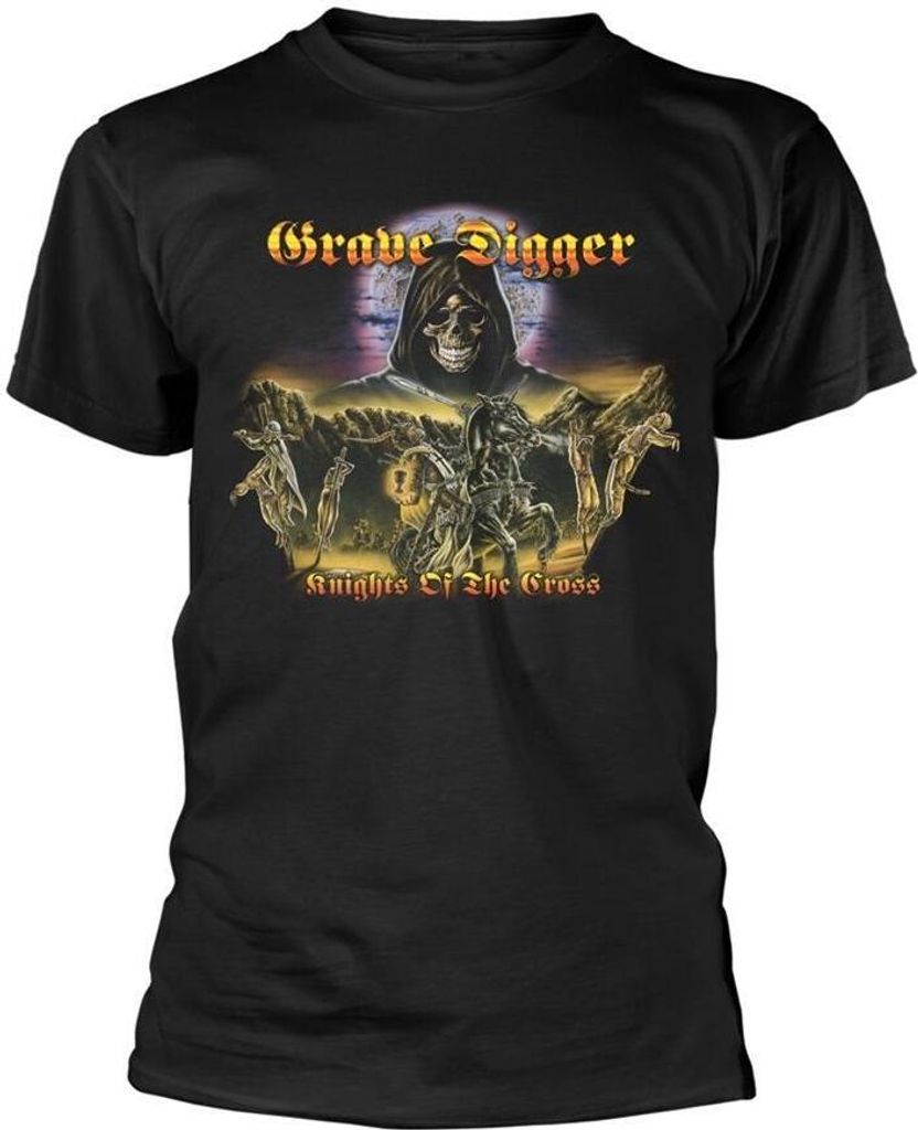 Grave Digger - "Knights Of The Cross" T-Shirt für Herren/Damen Uni PH717 (M) (Schwarz)