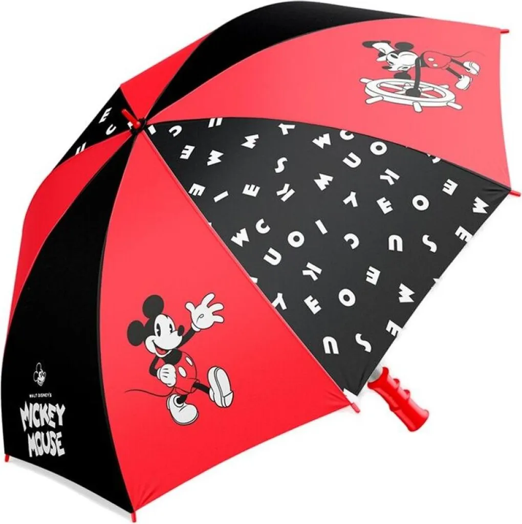Parapluie Mickey Foodie Ouverture Automatique Résistant et Très Compact