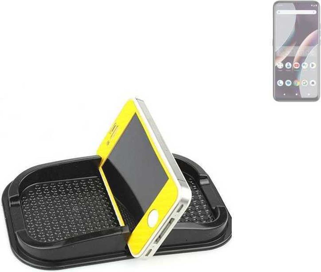 K-S-Trade Auto Anti Rutsch Matte Smartphone-Halter kompatibel mit BLU G73 Haft Pad Armaturenbrett Handy-Halterung Silikon