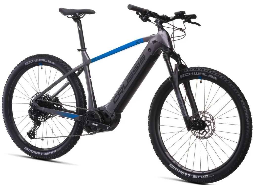 E-Bike Elektrofahrrad MTB Herren 27,5" Crussis Modell e-Atland 9.11-(715Wh)19,88Ah 95Nm 2026 Rahmengröße 19"(46 cm) Grau/Blau