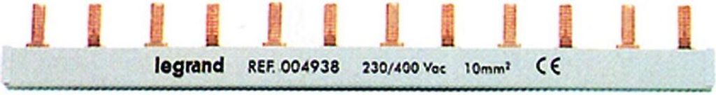 Legrand STIFTKAMMSCHIENE 3 POL. 10MM2 (LEXIC 04932 /3S10L57)