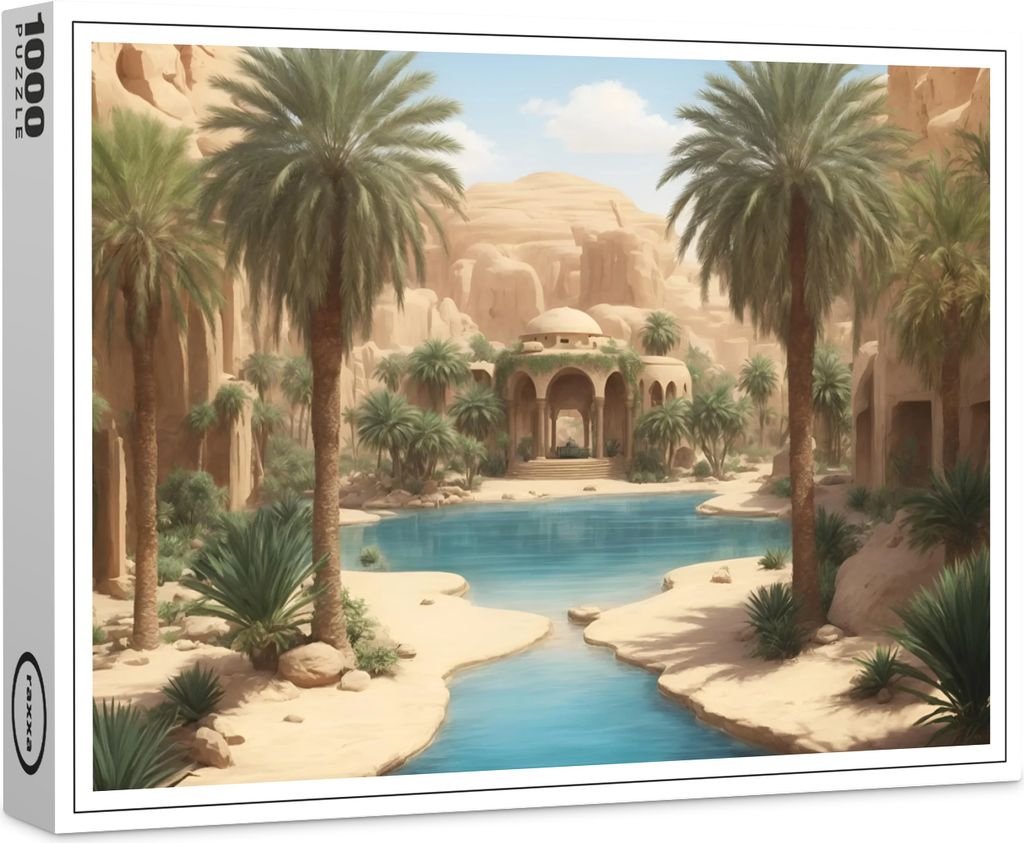 raxxa Premium-Puzzle "verstecktes Paradies", 1000 Teile