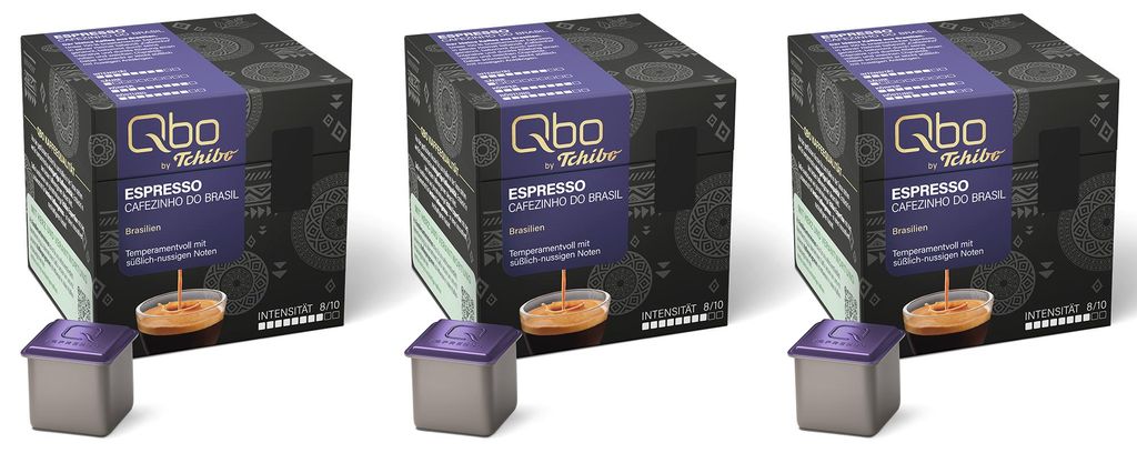 Tchibo Qbo Espresso Cafezinho do Brasil Premium Produktbild 