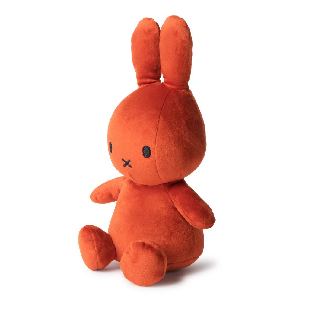 Miffy Plüschtier Kaninchen Velvetine Terra 23 cm mit 100% recycelter Füllung