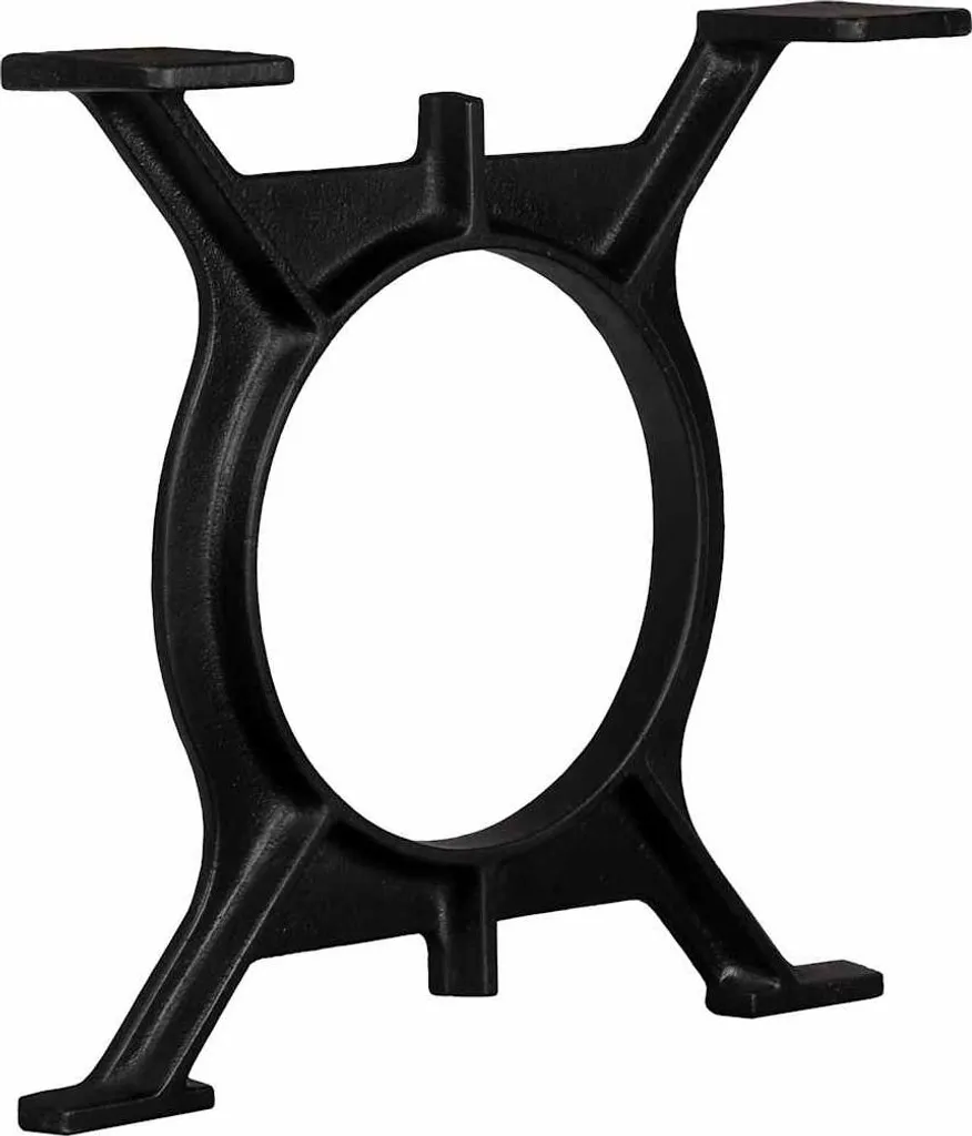 vidaXL Gambe del tavolino 2 pz. O-frame in ghisa