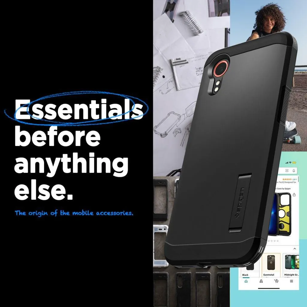 Spigen Tough Armor Galaxy Xcover 7 Nero - 3