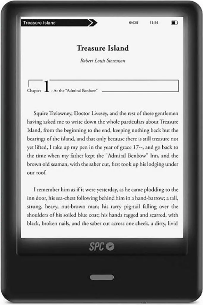 Liseuse Numérique SPC Dickens Light 2 Pro Idéale pour Voyager et Lire
