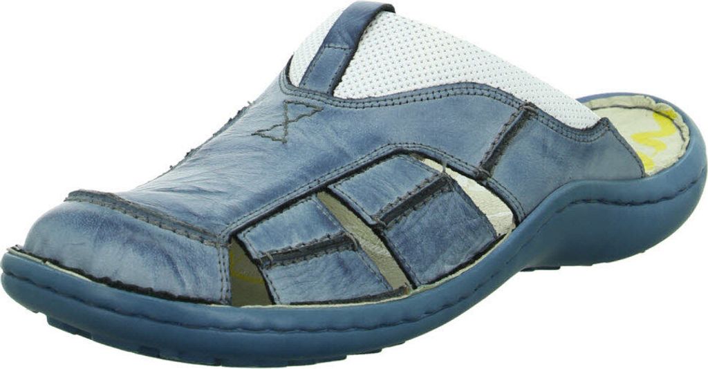 KRISBUT Damen Clog Pantoletten In Weiß Mit Rot – Bequem, Leichter Sommerschuh