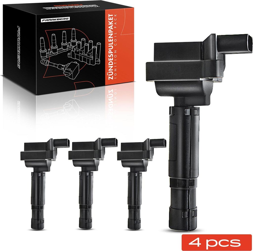 Frankberg 4x Zündmodul Zündspule für Mercedes-Benz W203 CL203 S203 C209 A209 W211 S211 R171 B906 906 1.8L 2002-2010