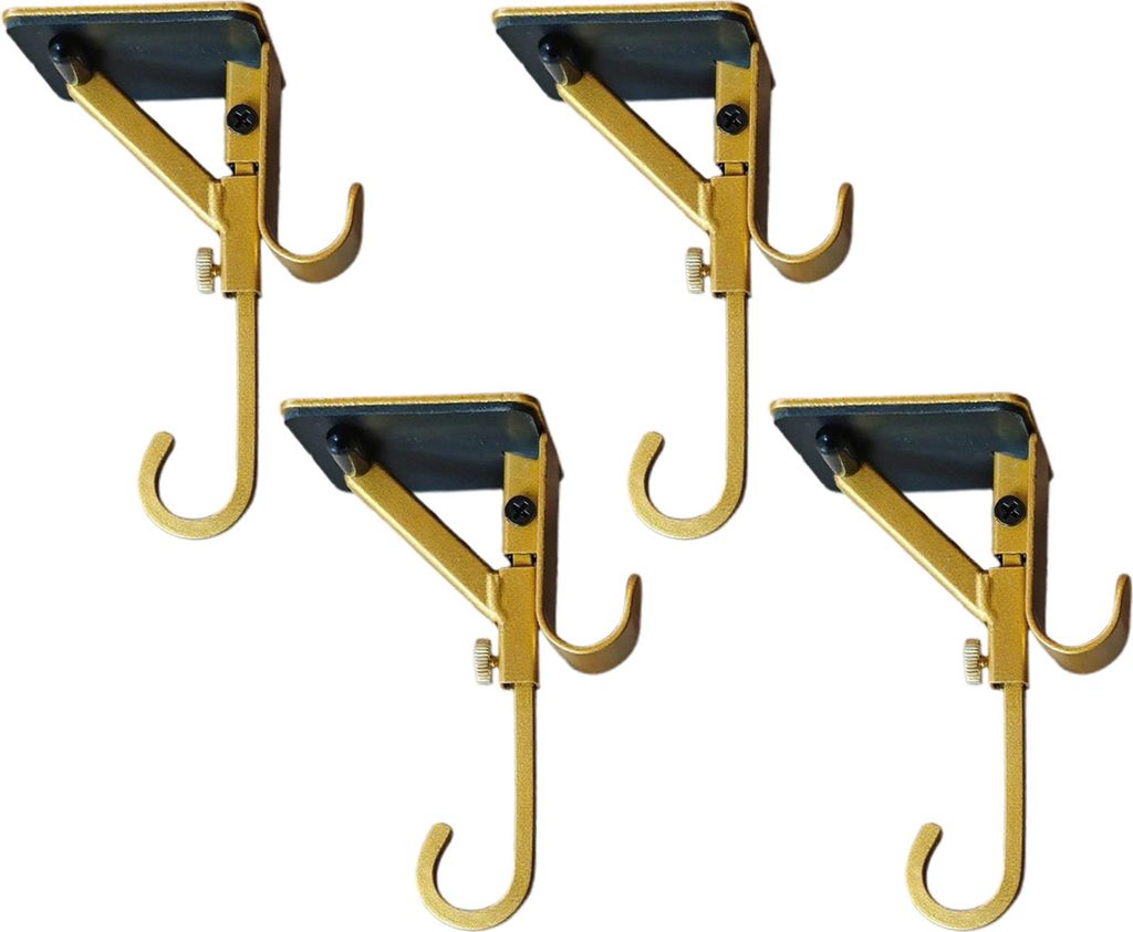 2-in-1 Kamin-Strumpf- und Girlandenaufhänger, verstellbar, robust, Kranzaufhänger, kein Bohren erforderlich, Kaminsims-Strumpfhalter für Weihnac...