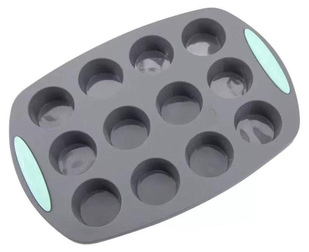 Silikonform für Weihnachtskränze, hitzebeständige Backform für Kuchen, Seife, Eiswürfel, lebensmittelecht, leicht zu lösende Cupcake-Form