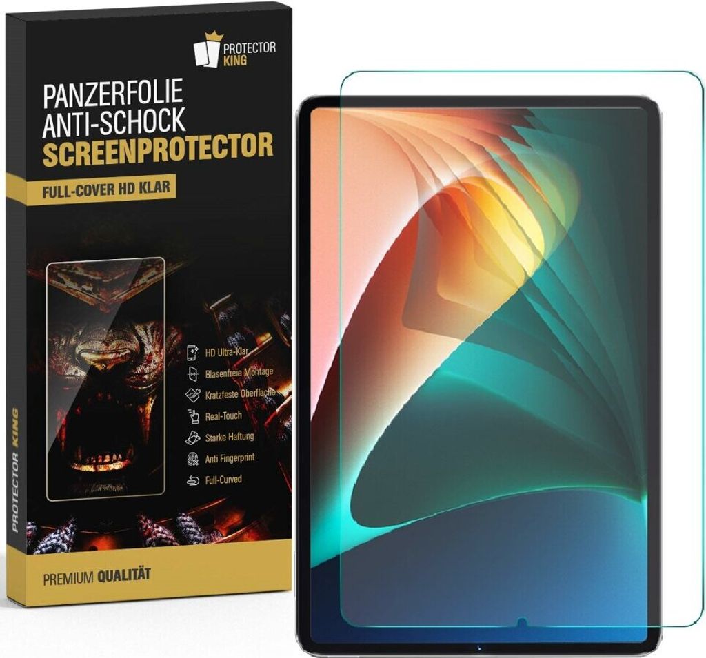 4x Panzerfolie für Xiaomi Mi Pad 5 Displayschutz Schutzfolie KLAR/ ANTI-SHOCK/ ANTI-KRATZ/ ANTI-BRUCH/ ANTI-SCHMUTZ PET KUNSTSTOFF