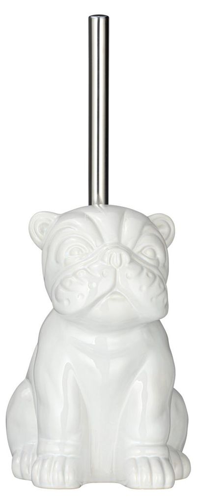 WENKO WC Garnitur Toiletten Bürsten Klo Halter Bulldogge Produktbild 