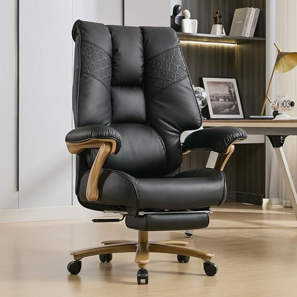 Bürostuhl bis 200kg belastbar, Ergonomischer Chefsessel mit Produktbild 