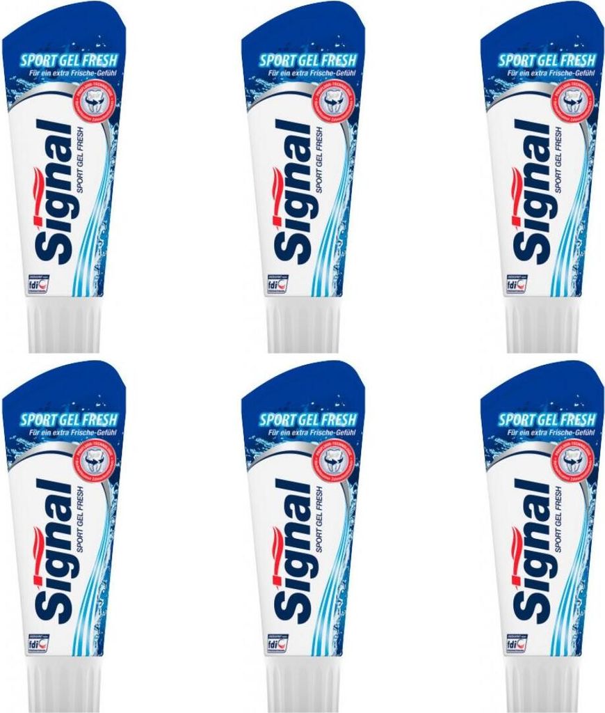 Signal Zahnpasta Sport Gel Fresh 75 ml (6er Pack) Produktbild 