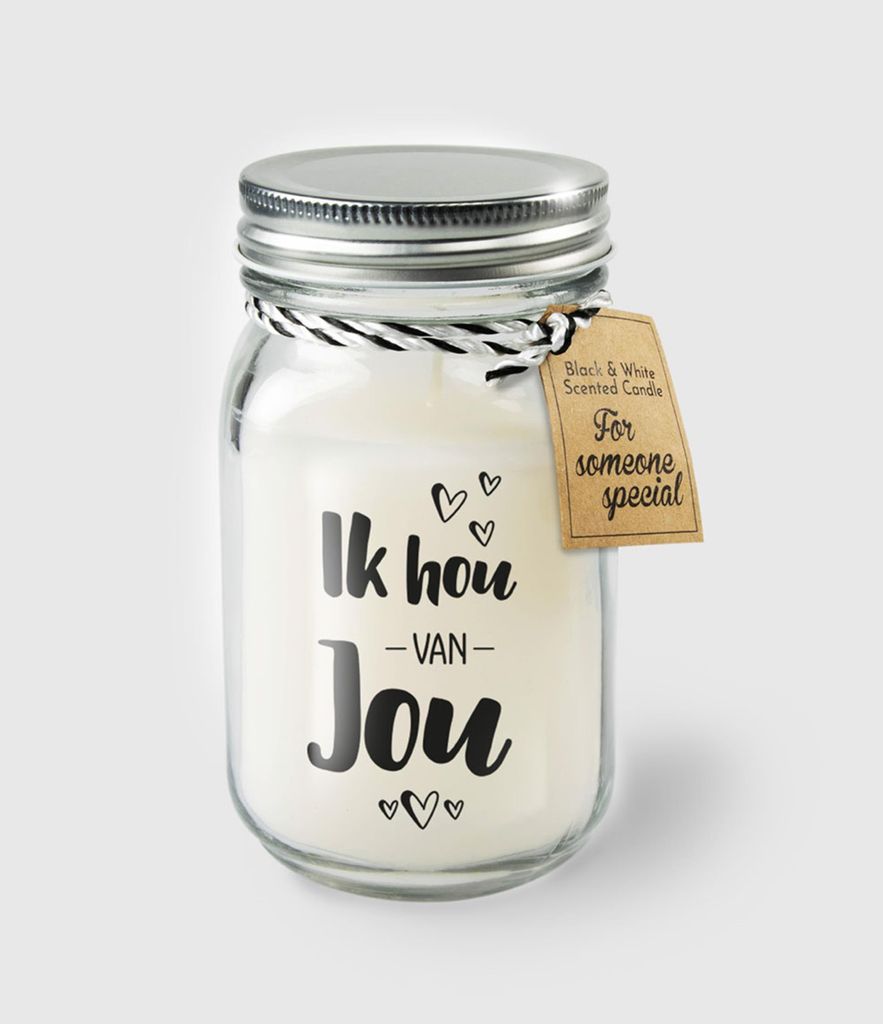 Paperdreams Duftkerze im Glas – Ich liebe dich