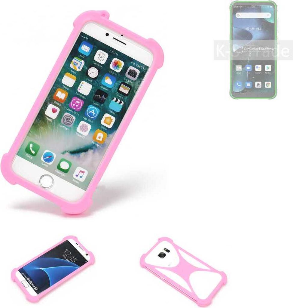 K-S-Trade Handy Hülle kompatibel mit Blackview BV5200 Schutz Hülle Bumper Silikon Schutz Hülle Cover Case Silikoncase Silikonbumper TPU Softcase