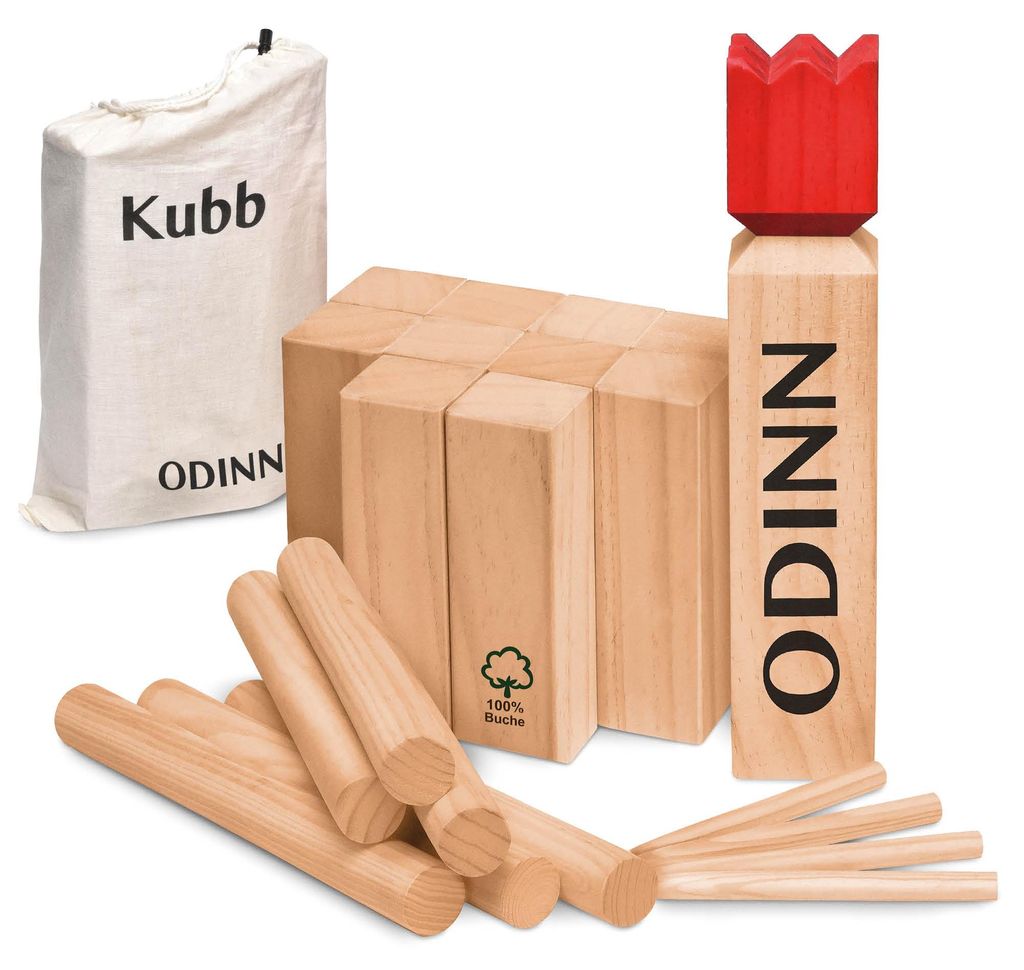 Toyfel Kubb Wikinger Spiel Holz XXL Odinn