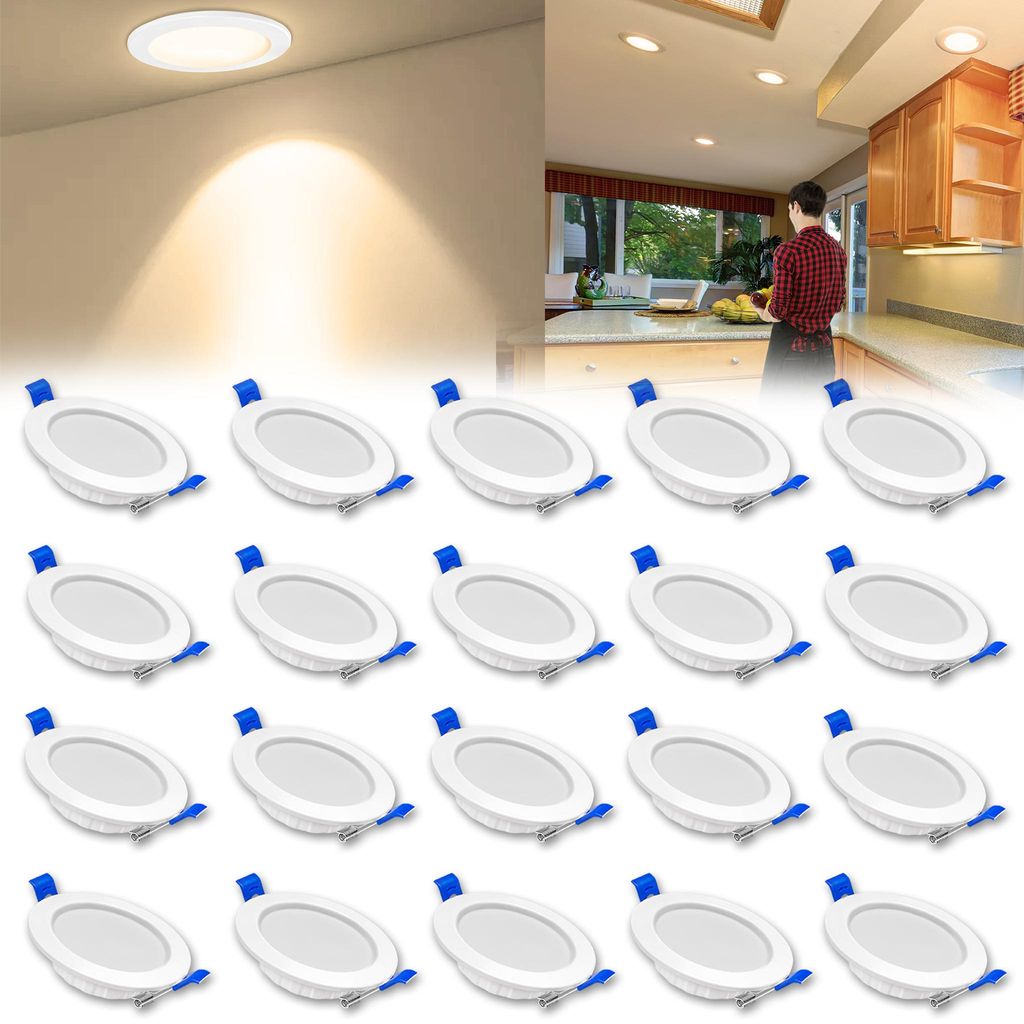 VA-Cerulean inbouwspots, 20 x 5W LED, 230V. Inbouwspots Productafbeelding 