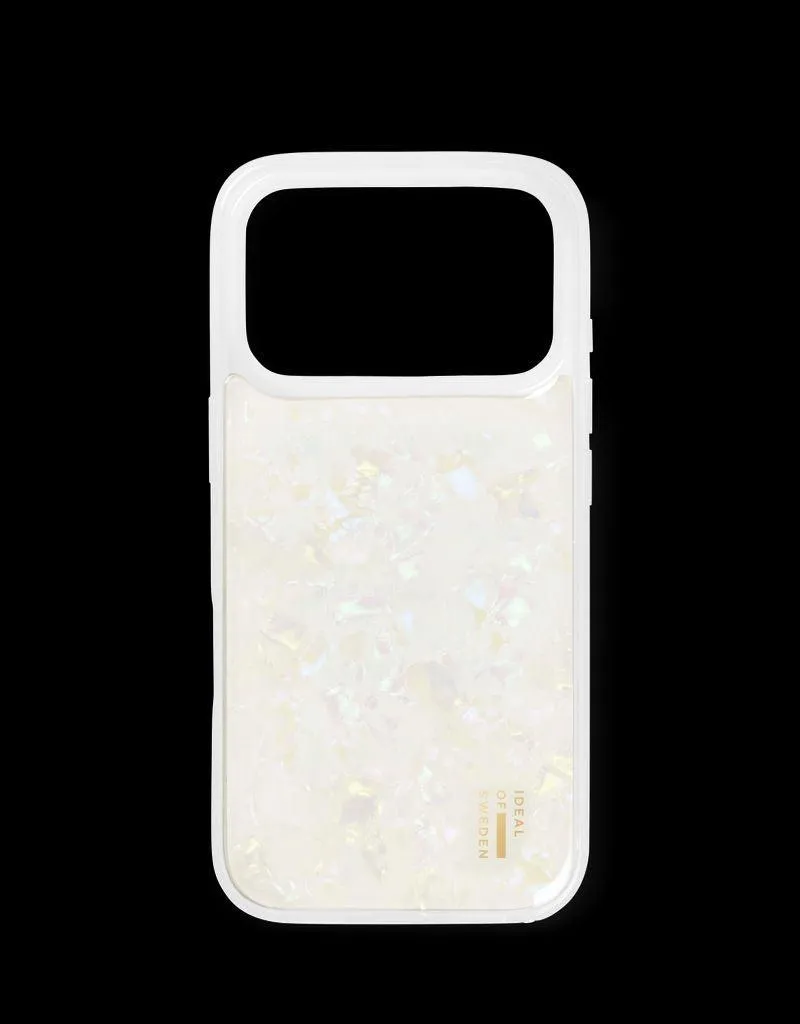 Coque iPhone 17 Pro Max iDeal of Sweden Blanche Nacrée : Style et Protection