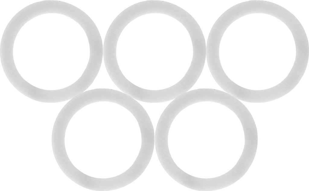 5 PCs Abzeichenmaschinendichtung Stempelstempel Ersatz -Abstandshalter Auxiliary Tool44mm