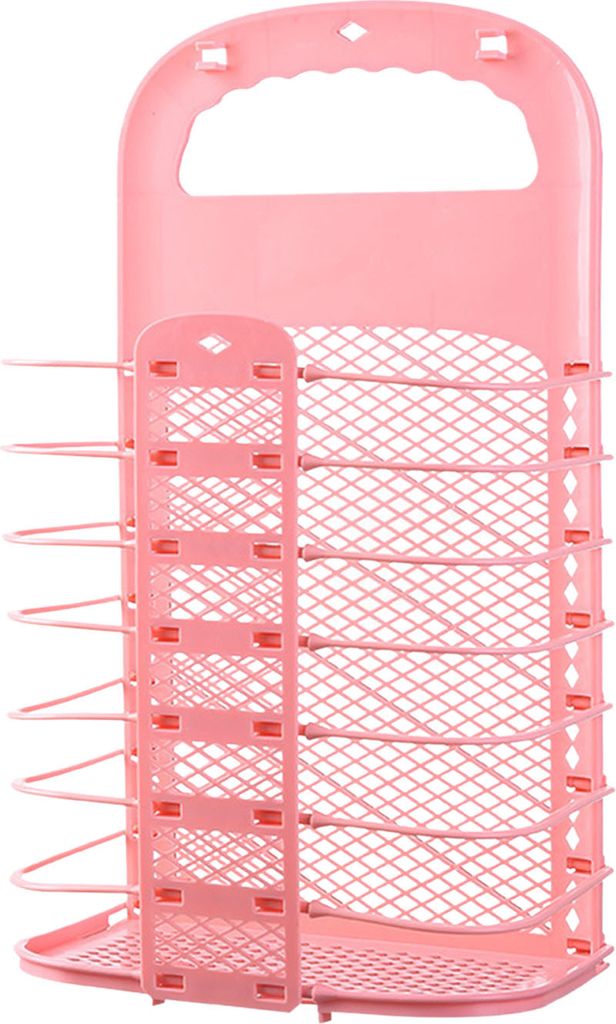 Faltbarer Wäschekorb für schmutzige Kleidung, wandmontierter Wäschekorb, großes Fassungsvermögen, hohles Design, Wäschekorb-Organizer