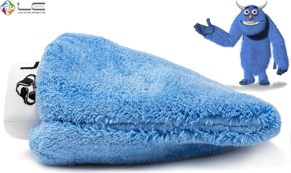 Liquid Elements Monster Mitt, Mikrofaser Waschhandschuh, Produktbild 