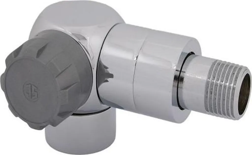 Valvola Termostatizzabile Design JS Acciaio Inox DN15 1/2 Sinistra