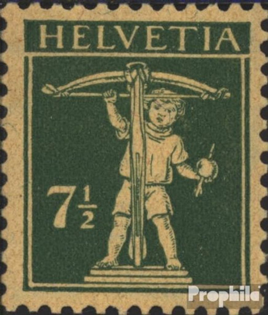 Briefmarken Schweiz 1924 Mi 202 postfrisch Helvetia