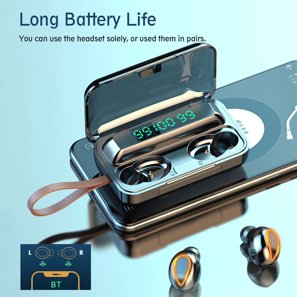 Sluchátka Bluetooth, dotyková sluchátka, Bluetooth 5.0, Obrázek produktu 2