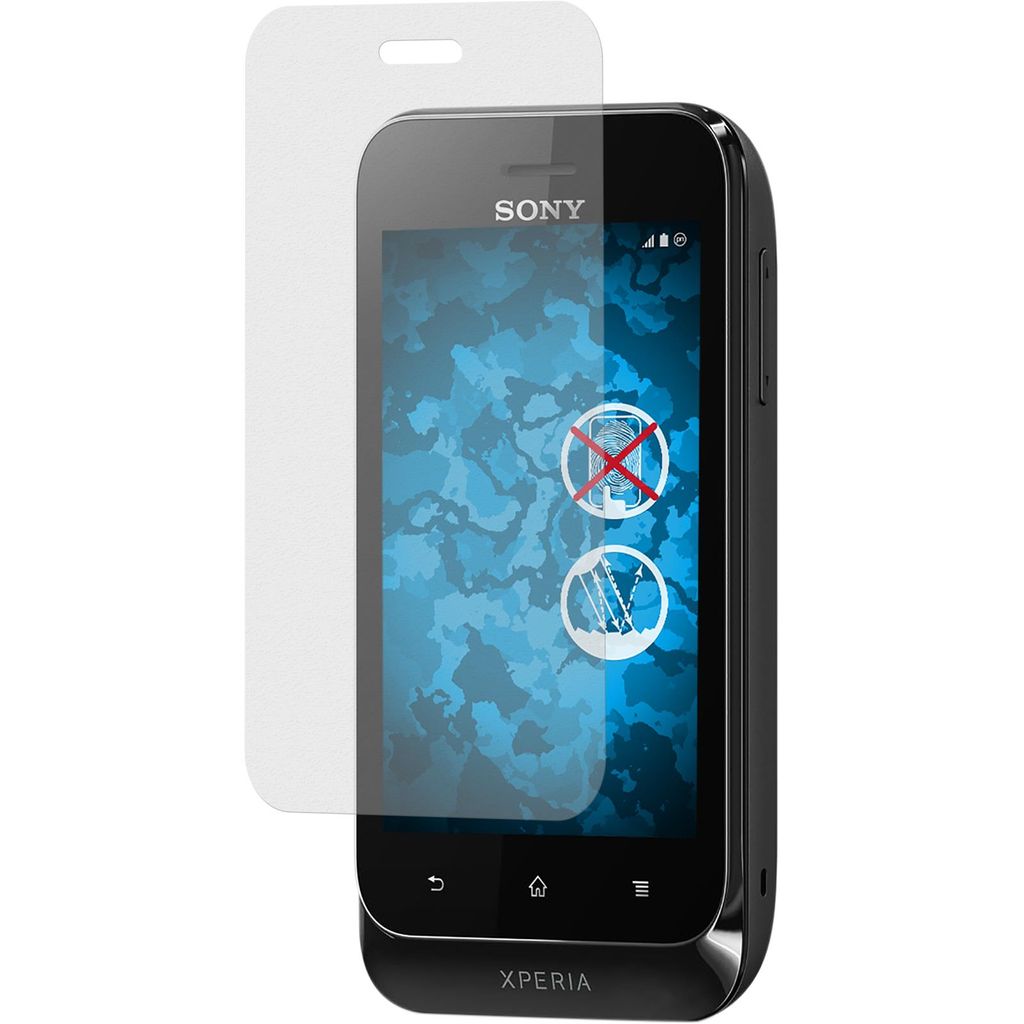2er-Pack PhoneNatic Displayschutzfolien matt kompatibel mit Sony Xperia tipo