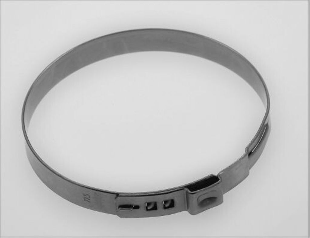 10x SPIDAN Klemmschelle 190823 1,0mm 10mm Edelstahl