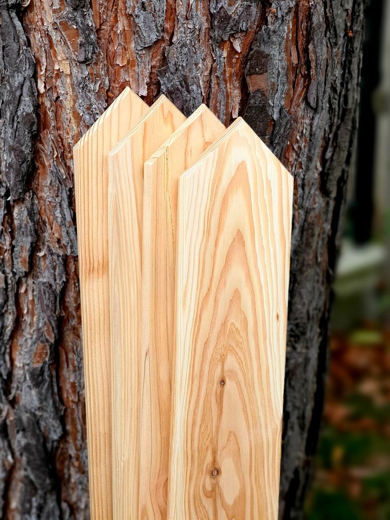 Listwa ogrodzeniowa 50 x 9 x 2 cm z modrzewia Zdjęcie produktu 