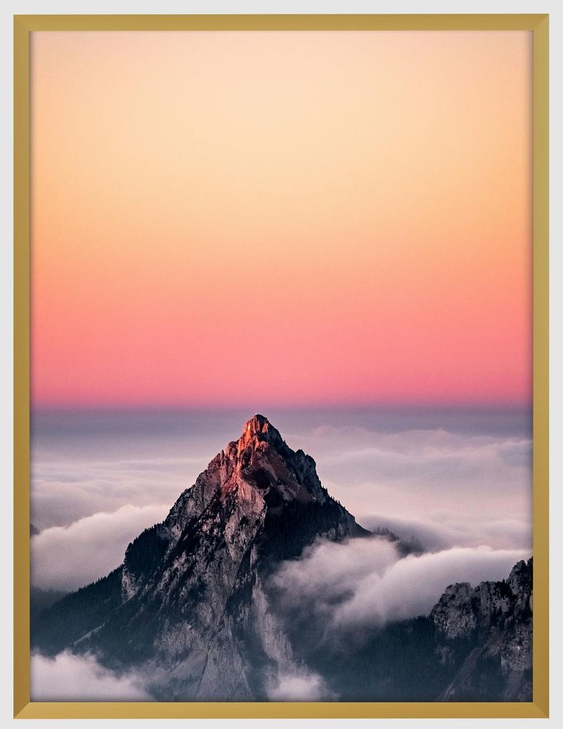 RAWWEST.BIS Bilderrahmen 70x90 cm Plexiglas Poster Foto Wandrahmen