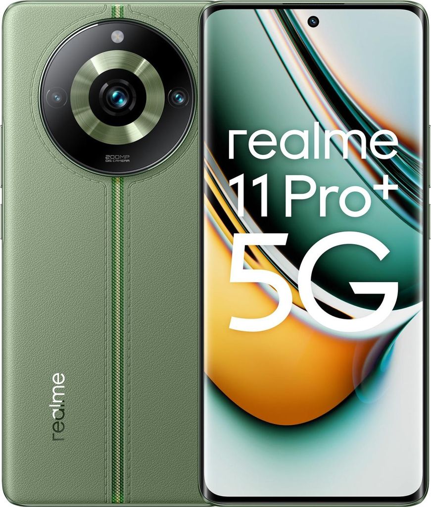 realme 11 Pro+ 17 cm (6.7") Dual-SIM Android 13 5G USB Typ-C 12 GB 512 GB 5000 mAh Grün