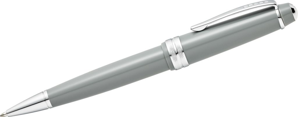 Cross Kugelschreiber Bailey Light Grau-Lack/Chrom, aus Kunststoff