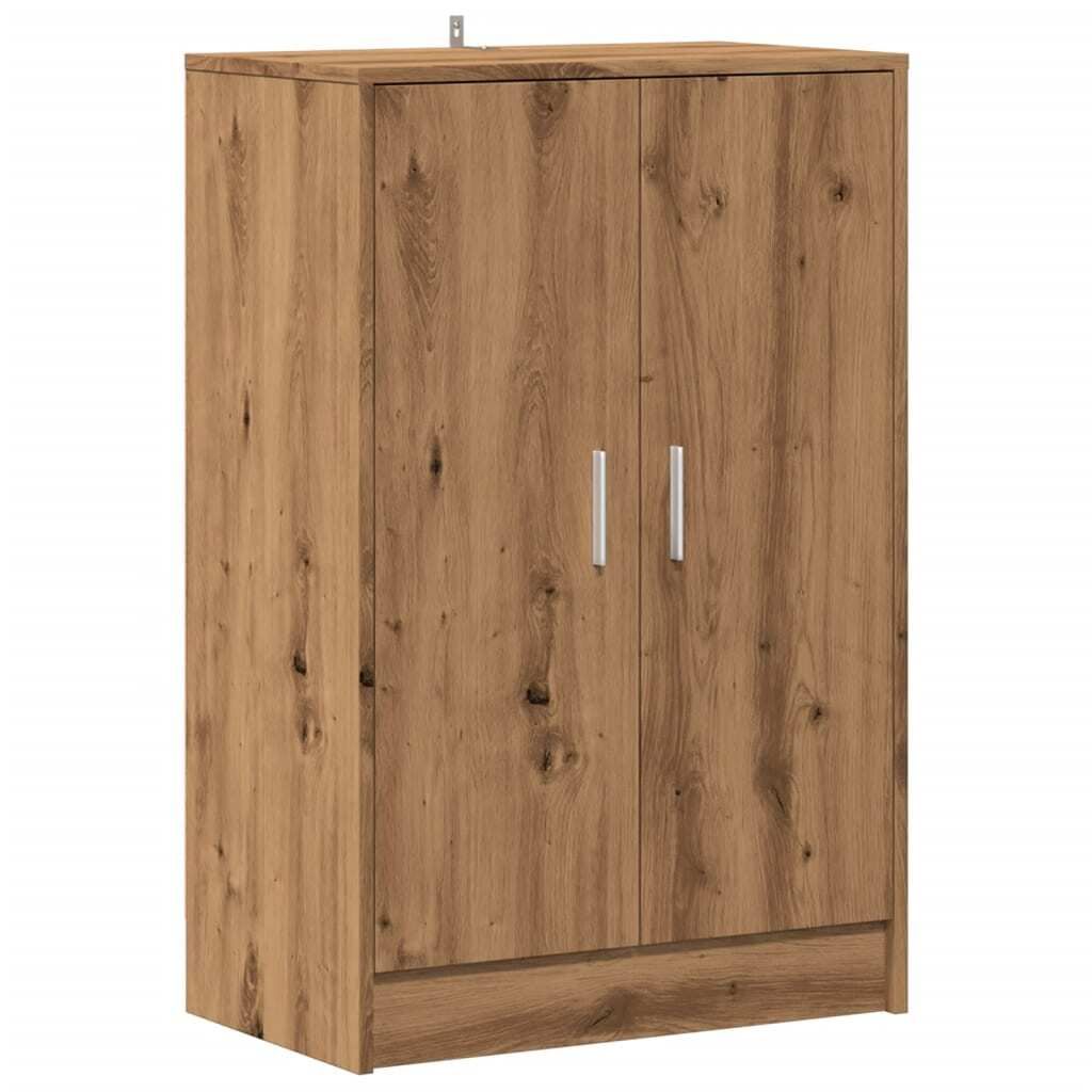 vidaXL Schuhschrank Artisan-Eiche 60x35x92 cm Holzwerkstoff Produktbild 